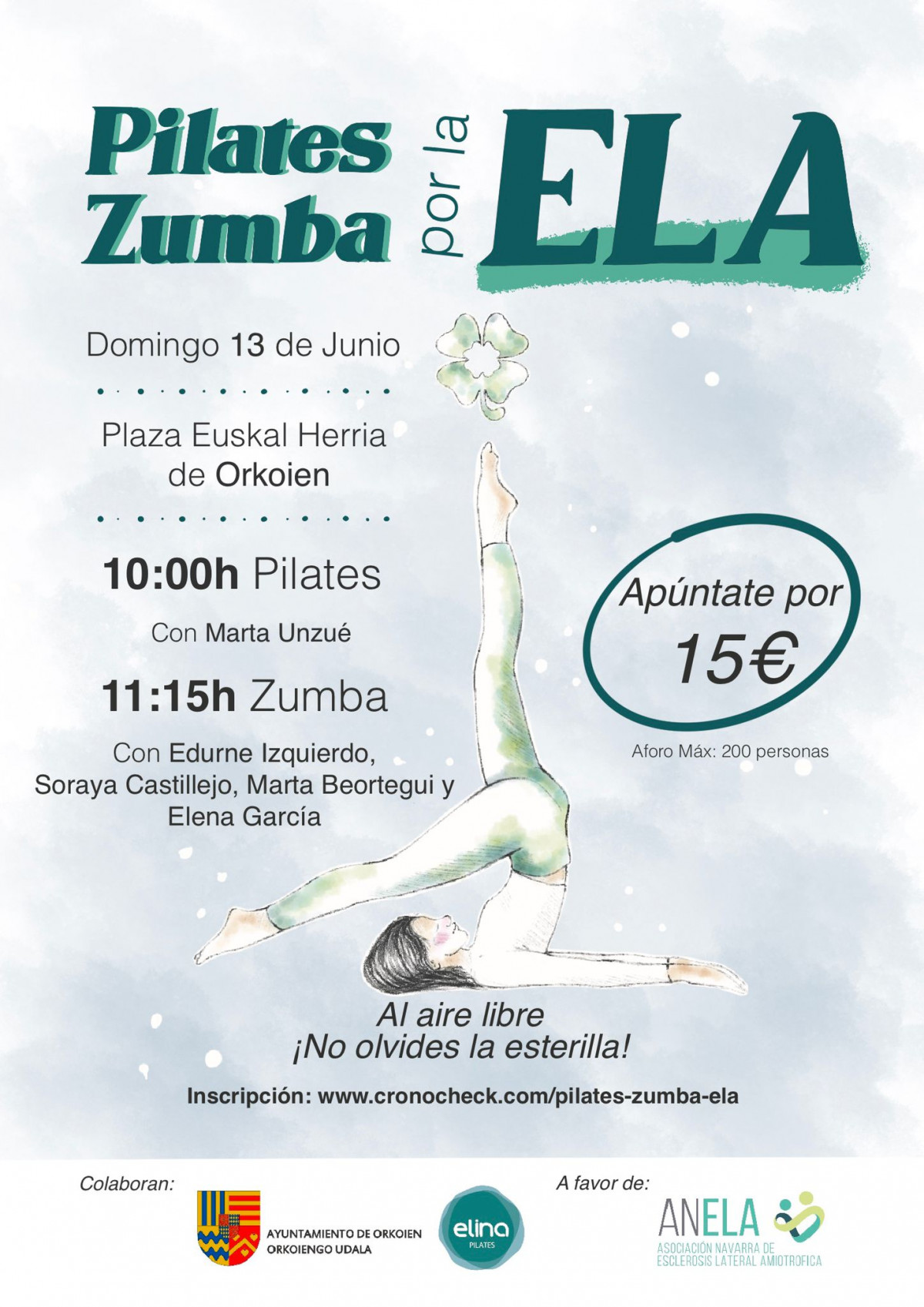 Pilates & Zumba por la ELA