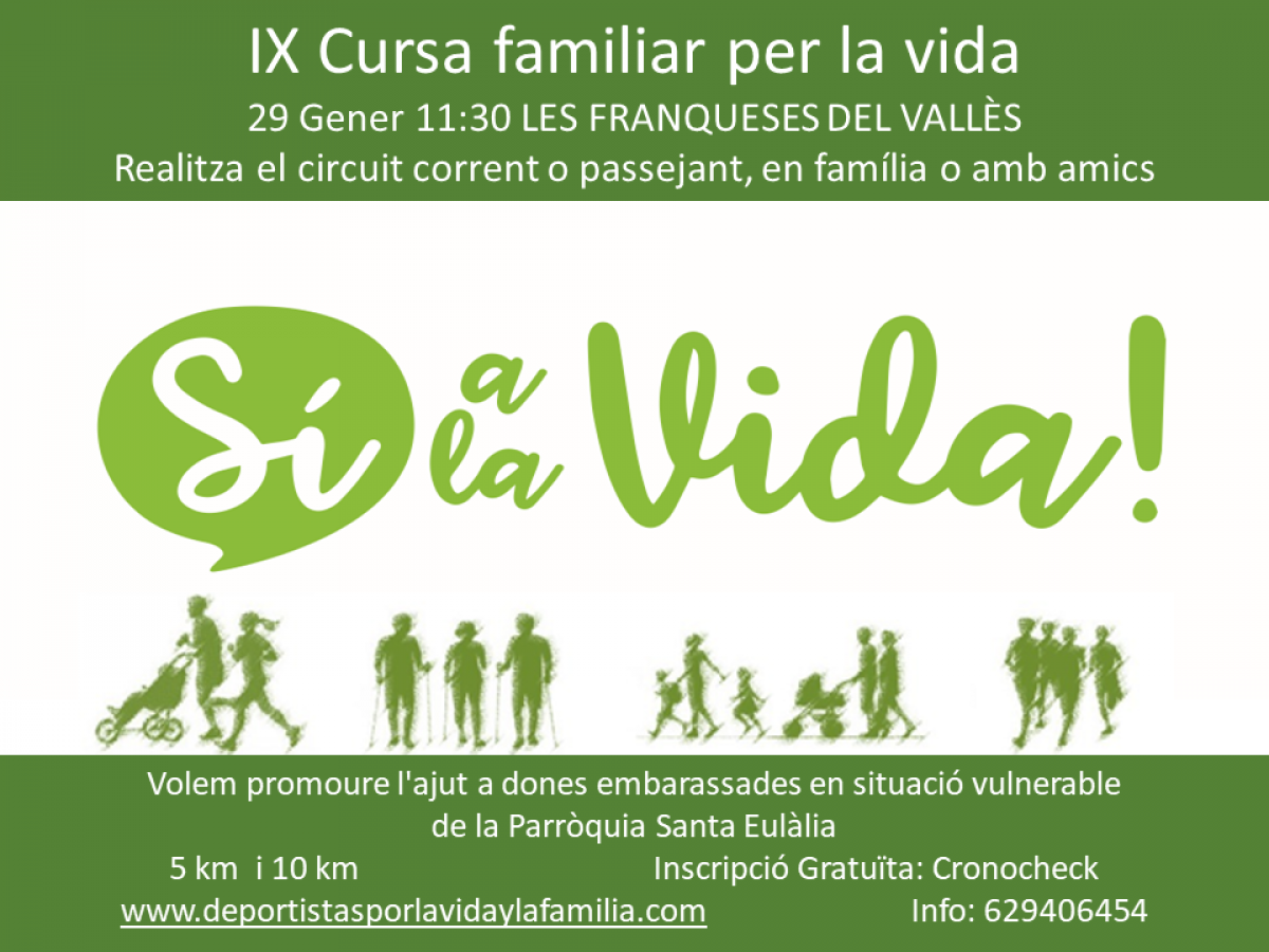 IX Cursa familiar per la vida