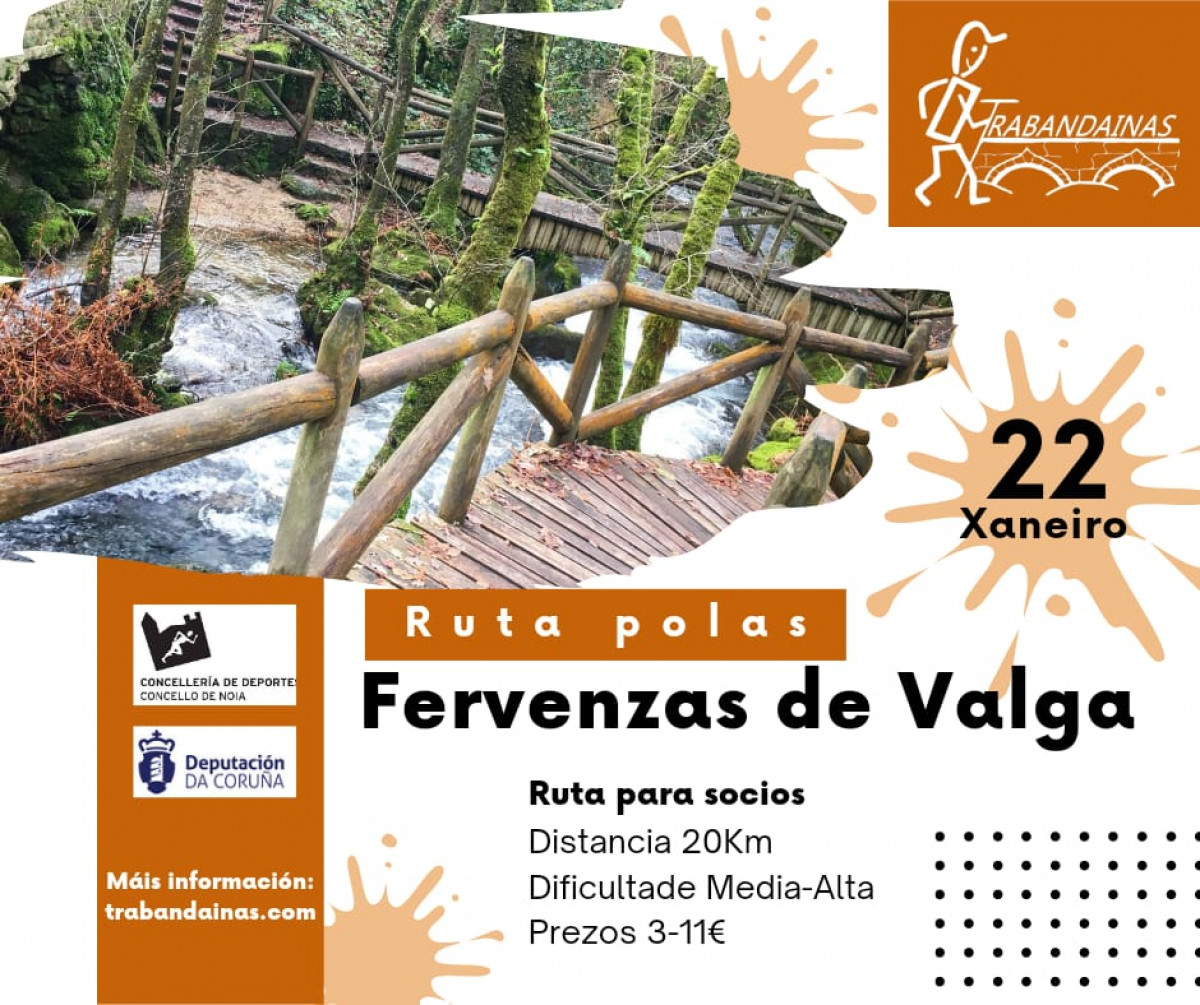 Ruta polas Fervenzas de Valga