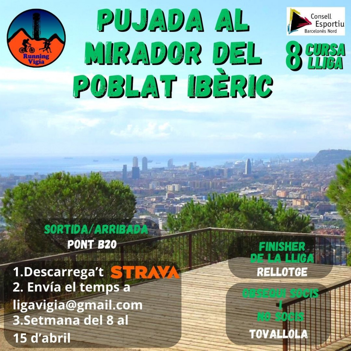 Pujada al mirador del poblat iberic