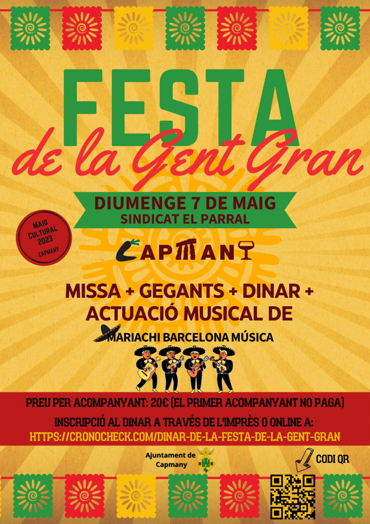 DINAR DE LA FESTA DE LA GENT GRAN