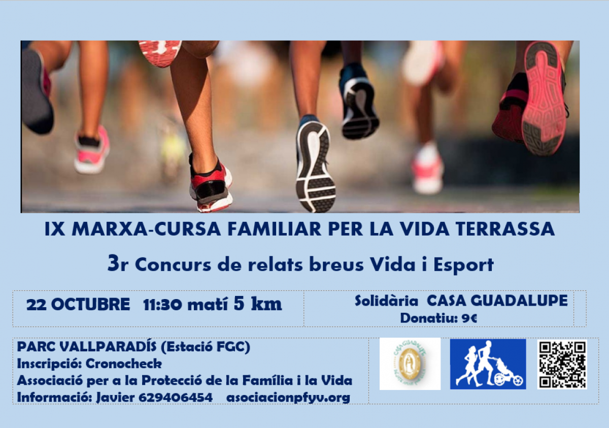 Marxa-Cursa familiar per la vida Terrassa