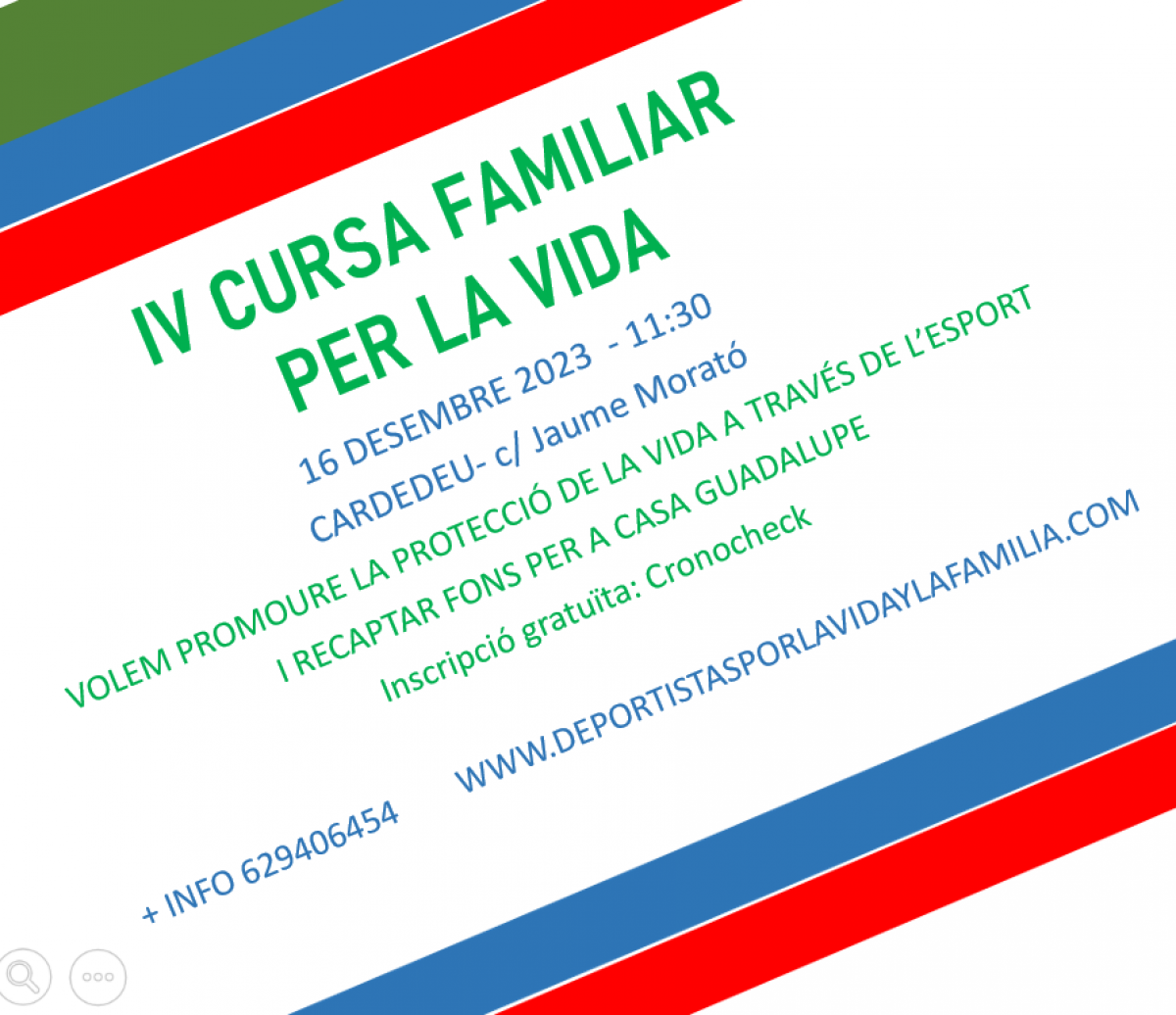 IV Cursa familiar per la vida Cardedeu
