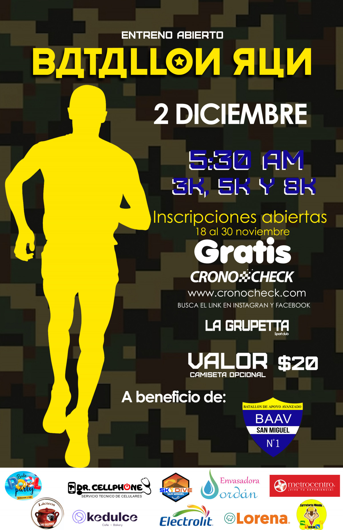 Batallon Run - Entreno Abierto