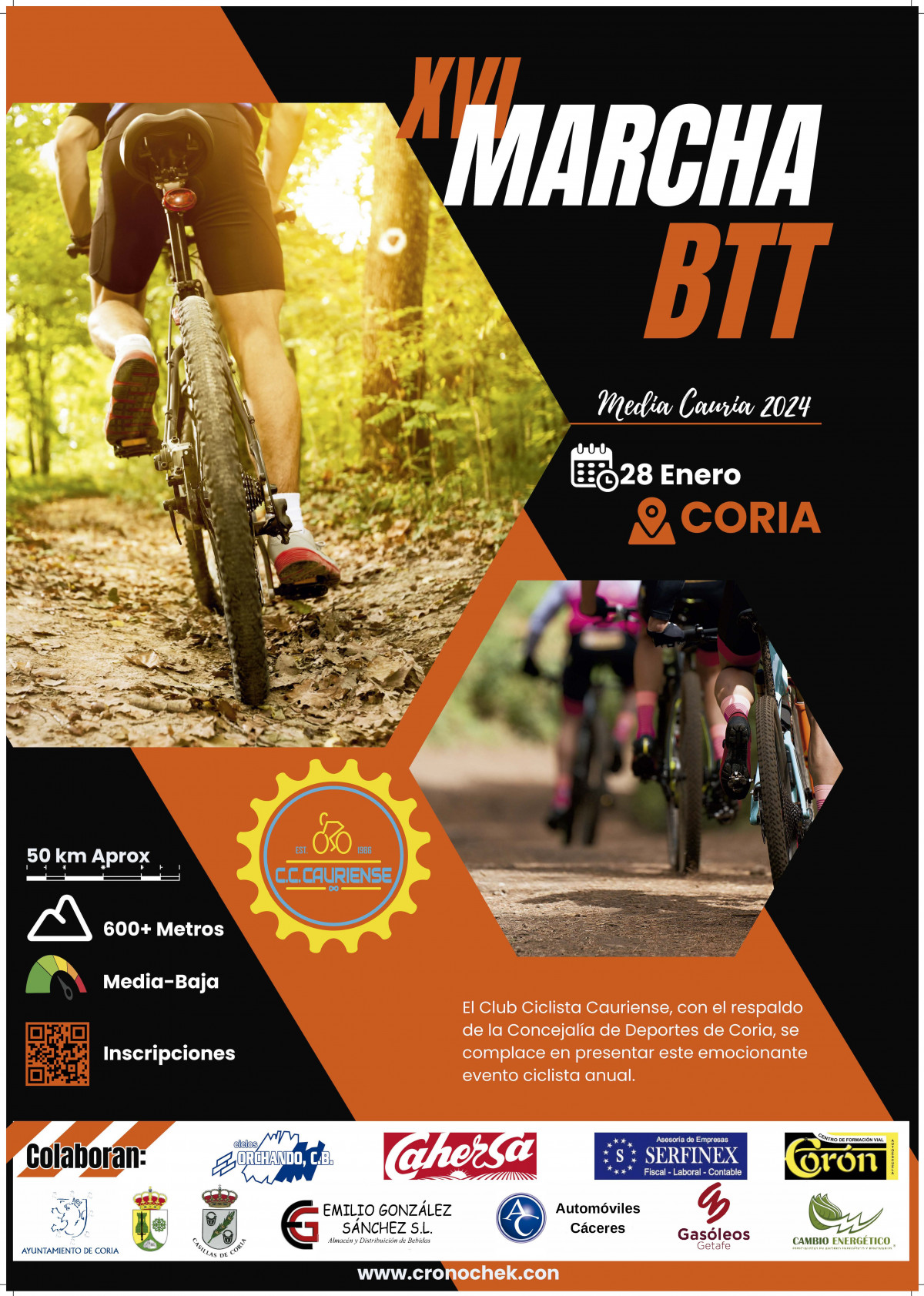 XVI MARCHA DE BTT “MEDINA CAURIA 2024