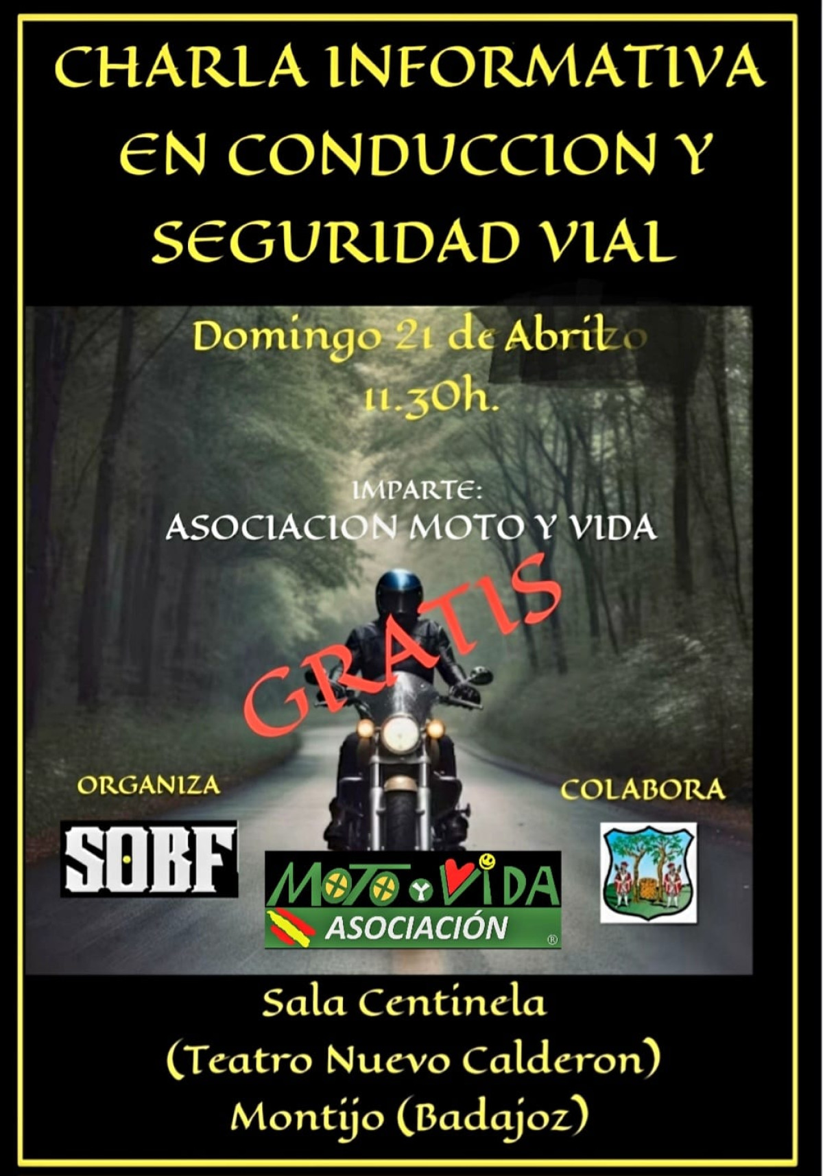CHARLA INFORMATIVA EN CONDUCCIÓN Y SEGURIDAD VIAL